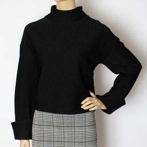 Kenneth Cole Cozy Black Long Sleeve Sweater